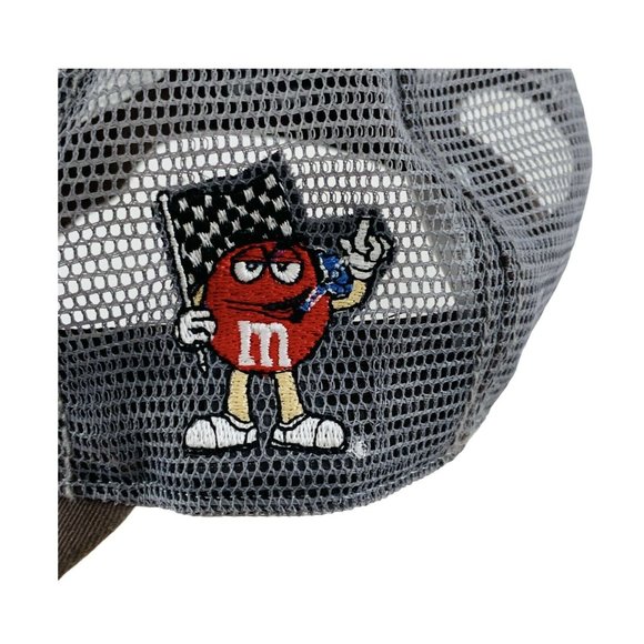 Kyle Busch #18 M&M's Joe Gibbs Racing NASCAR Adjustable Trucker Cap Hat - Picture 5 of 11